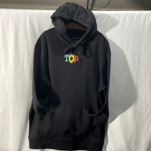 Never Broke again extra large black pull over hoodie never broke again top logo